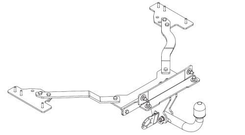 Auto sakabes āķis  VOLVO S 40/V 50